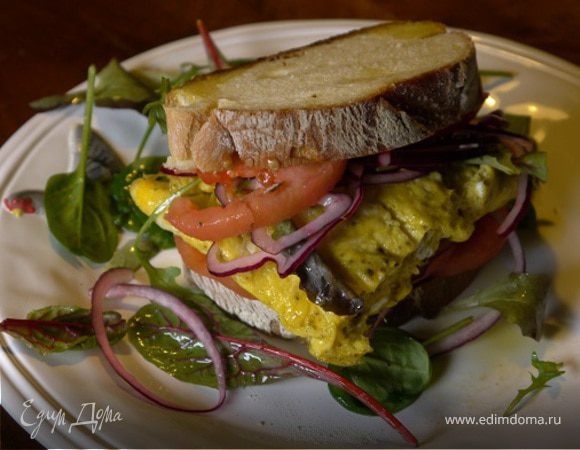 Сэндвич с омлетом Сэндвич с омлетом