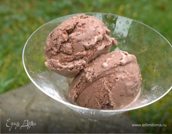 Хрустящее шоколадное мороженое 