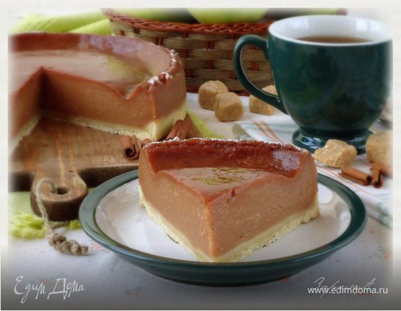 Пудинг с яблоками тоффи Пудинг с яблоками тоффи