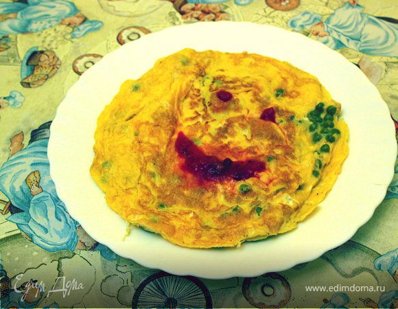 Фриттата с горошком Фриттата с горошком