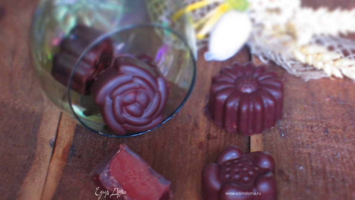 Шоколадные конфеты с кофейной начинкой