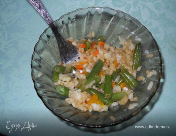 Рис с овощами в японском стиле Рис с овощами в японском стиле