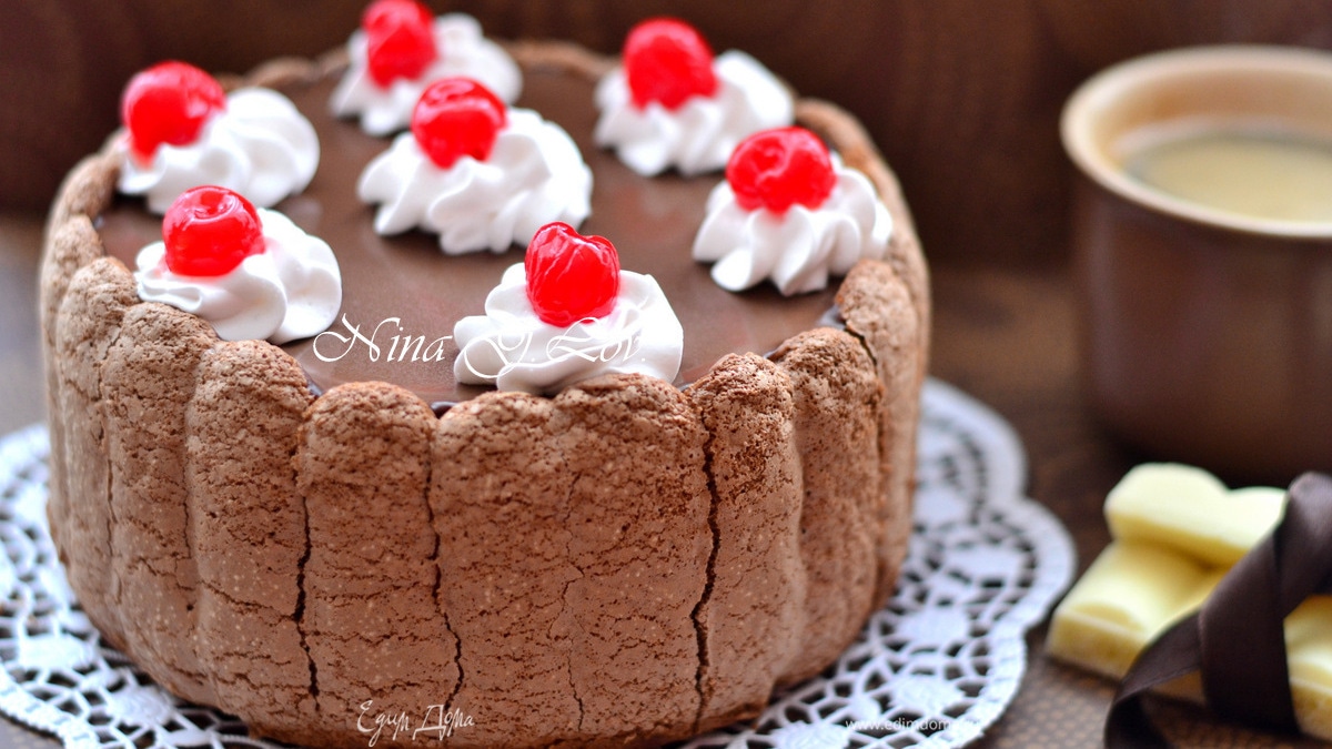 Шоколадный тирамису с вишневым ликером