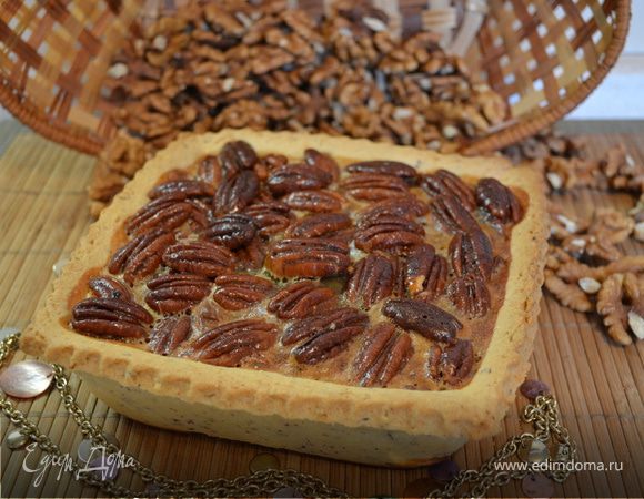 Медовый тарт с орехами