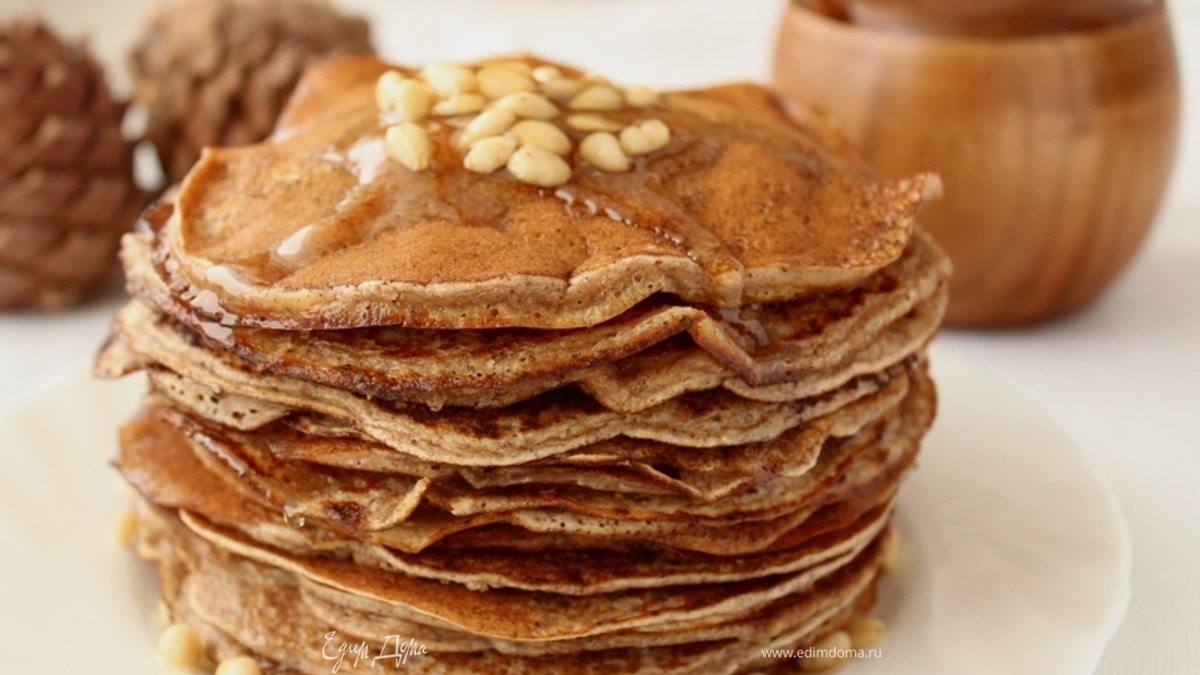 Блины на муке из кедровых орешков
