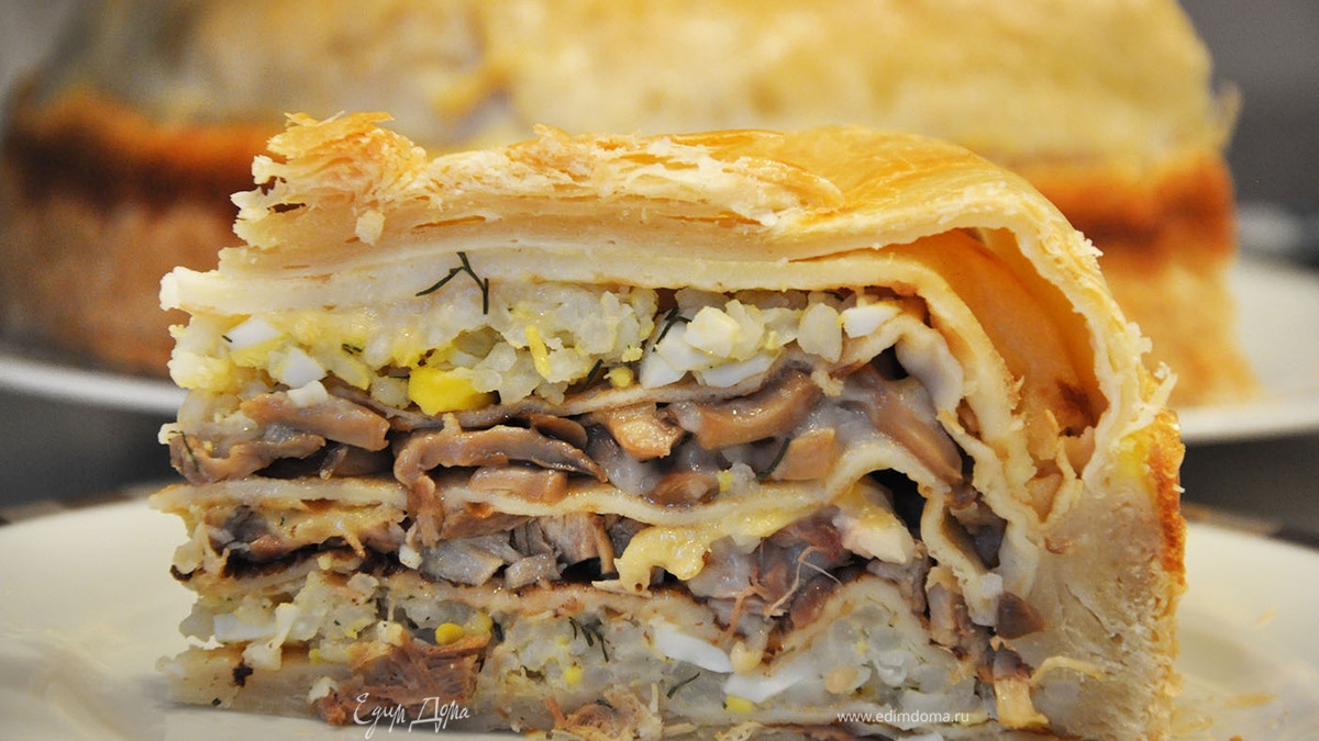 Курник — блинный пирог по-старорусски