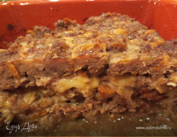 Мясной "хлеб" с грибами