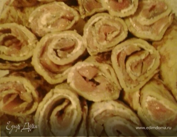 Блинные рулетики Блинные рулетики
