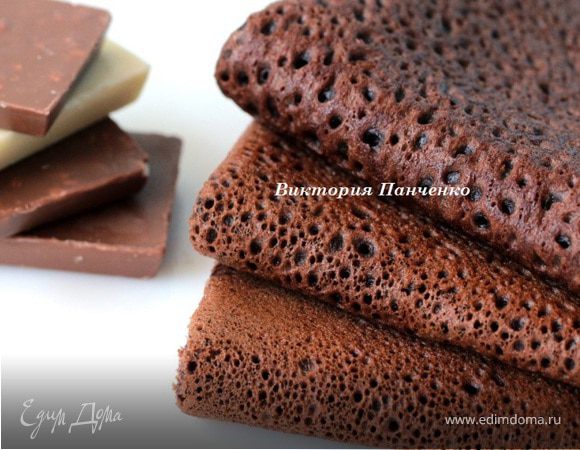 Блины «Шоколад на кипятке» Блины «Шоколад на кипятке»