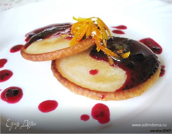 Лимонные оладьи со смородиновым соусом Лимонные оладьи со смородиновым соусом
