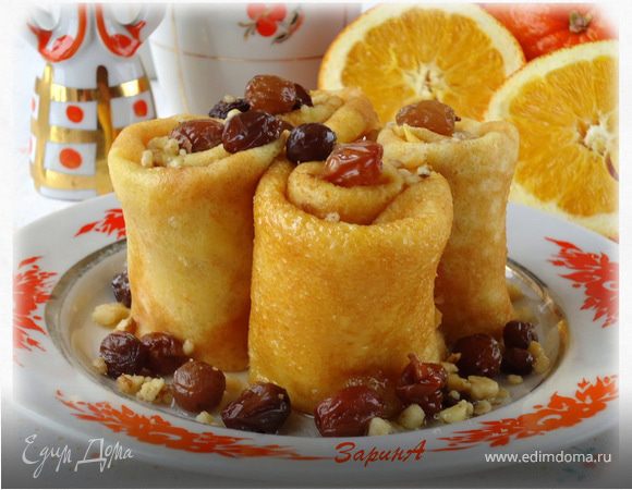 Тыквенные блины с апельсиновой цедрой