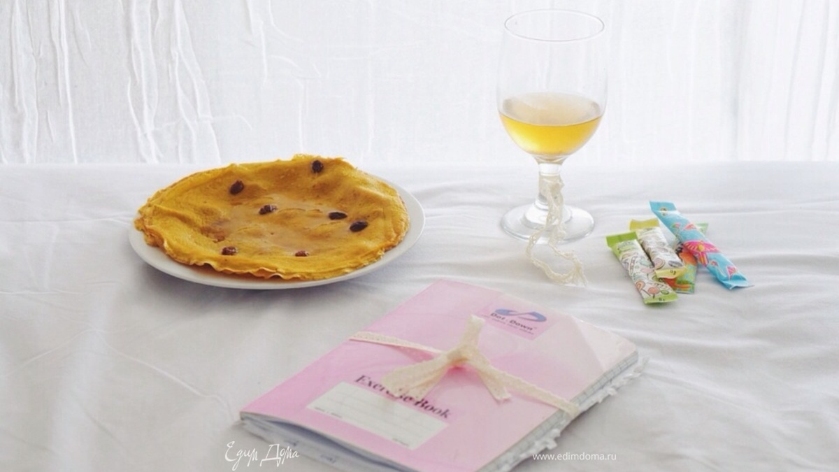 Тыквенные блины с припеком