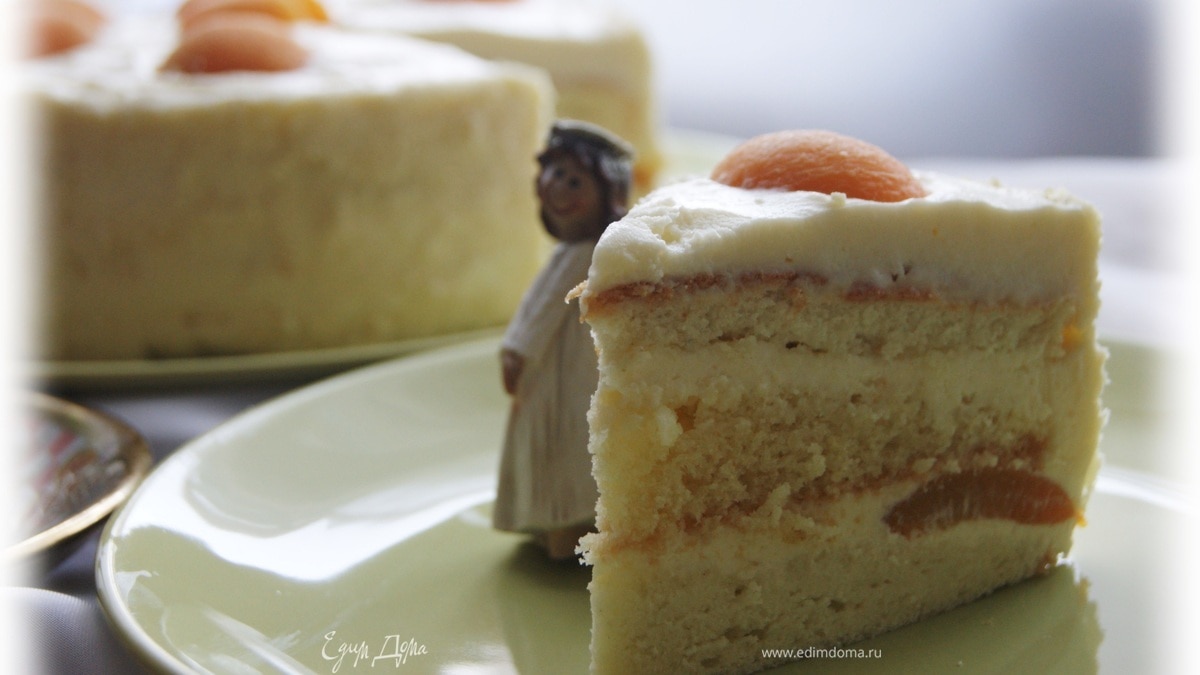 Абрикосовый торт для мамы