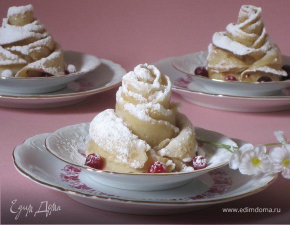 "Розочки" из блинчиков