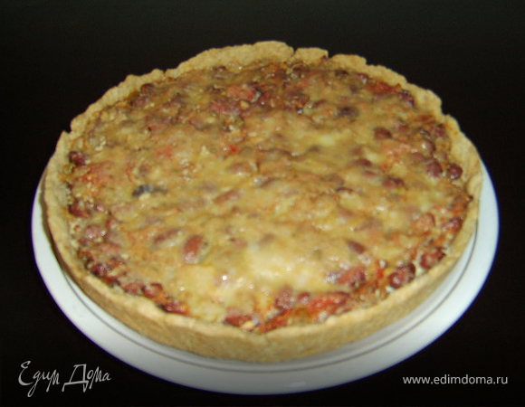 Киш с красной фасолью и тунцом Киш с красной фасолью и тунцом
