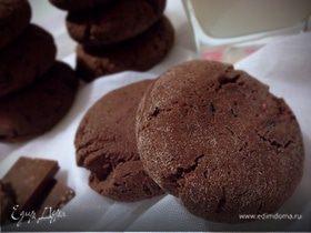 Шоколадно-малиновое печенье (постное)