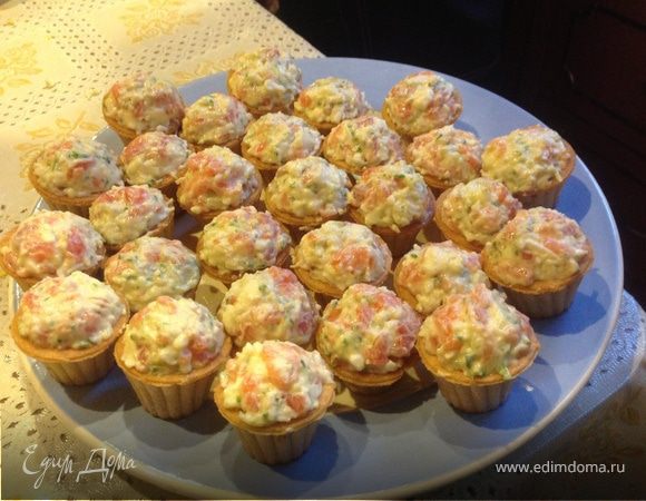 Тарталетки с рыбой