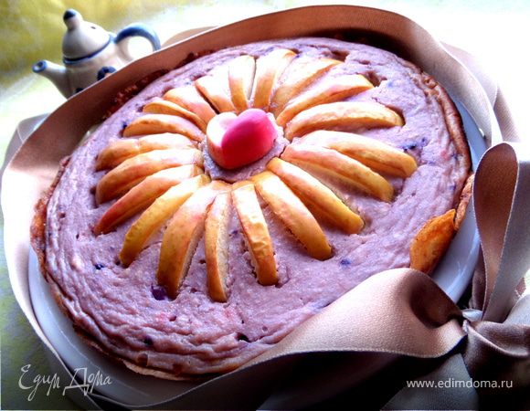 Творожник на блинах "Хризантема"