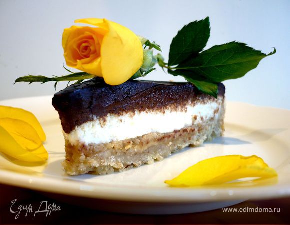 Шоколадно-арахисовый тарт для Ириши burra.salvia «Поле чудес»