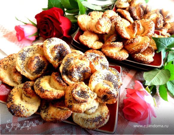 Печенье "Творожные розы"