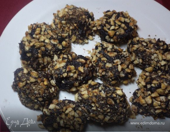 Шоколадные трюфели с двумя видами шоколада