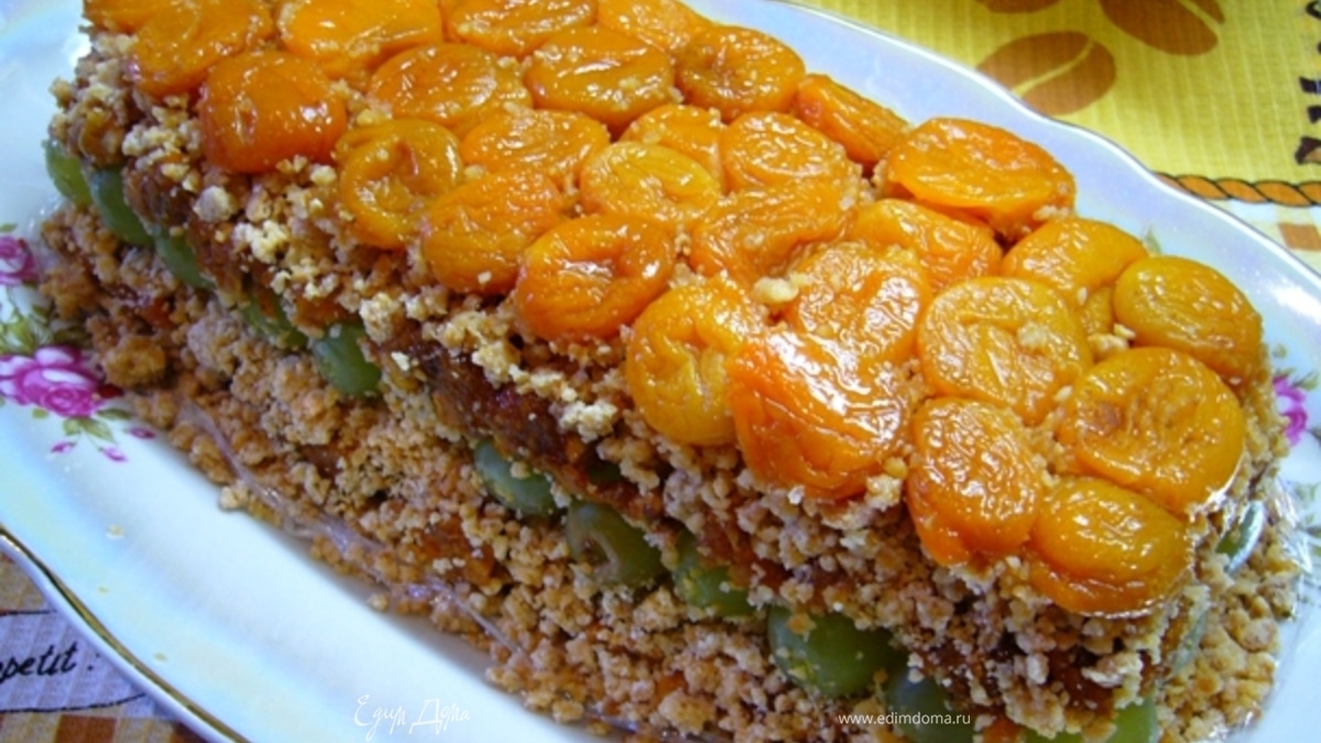 Марципановое полено