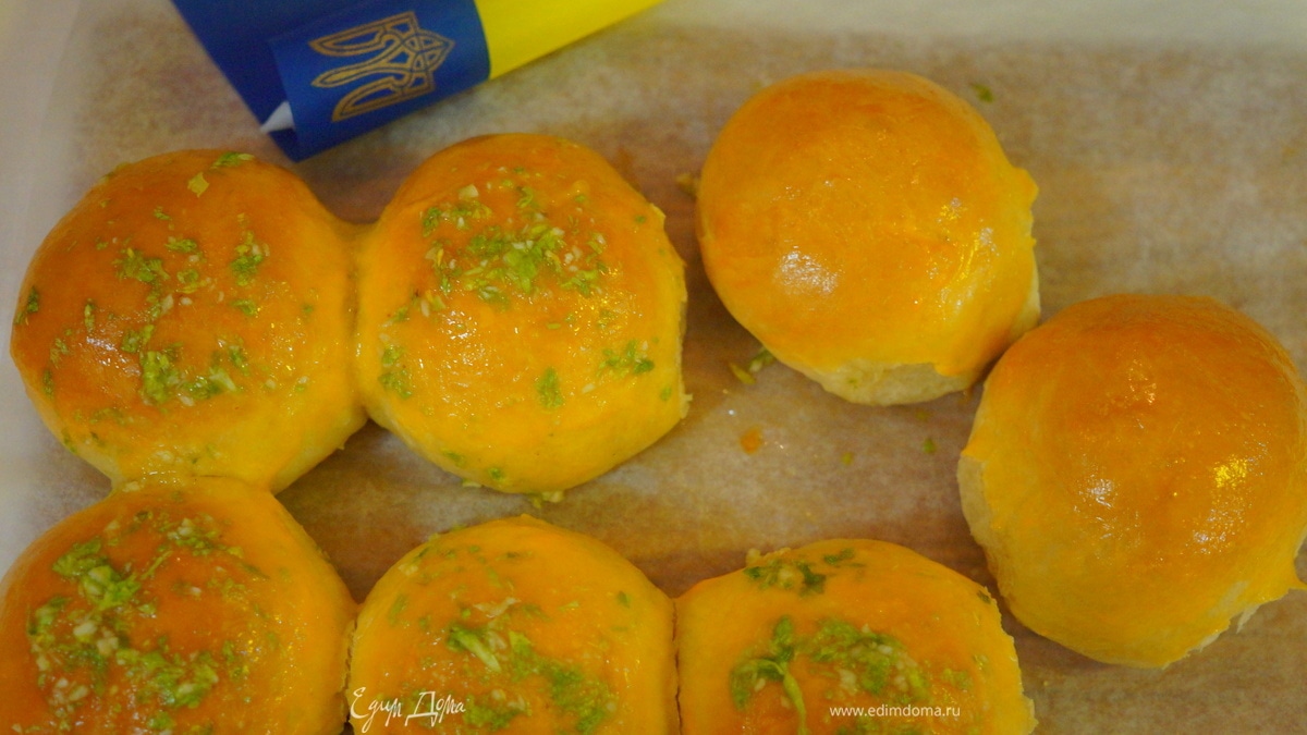Пампушки с чесноком