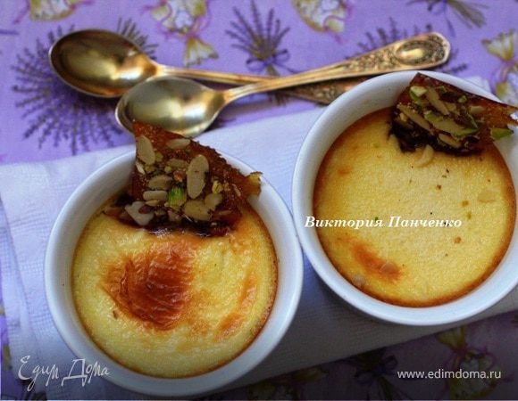 Ванильный крем с грильяжем