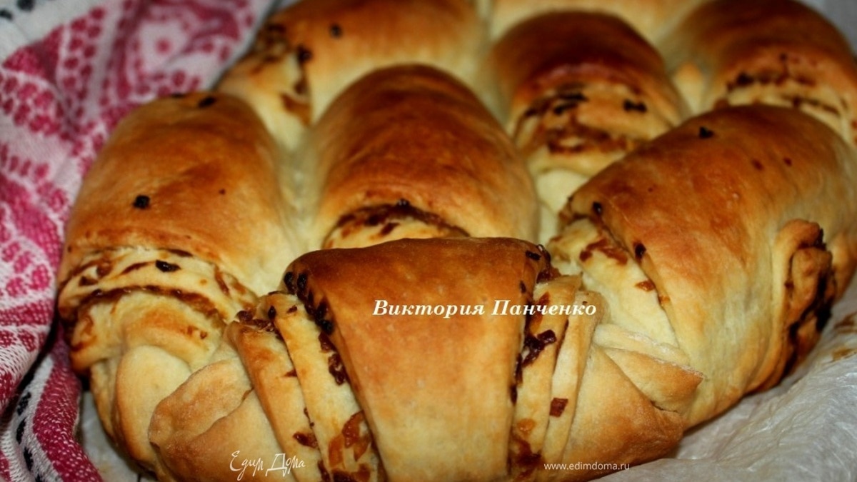 Постный пирог "Луковое счастье"