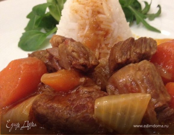 Говядина в темном пиве