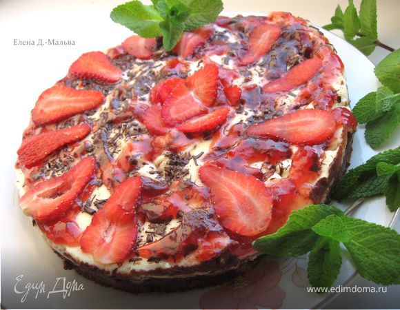 Чизкейк «Клубника с шоколадом» Чизкейк «Клубника с шоколадом»