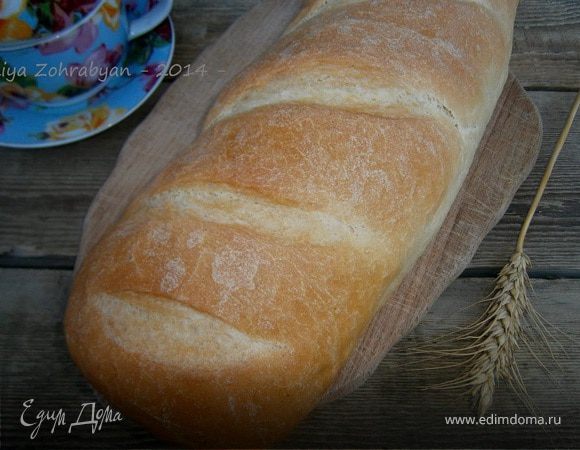 Батон на долгой опаре Батон на долгой опаре