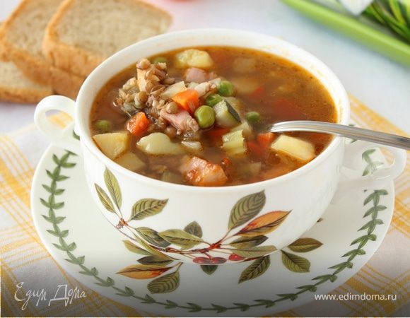 Наваристая чечевичная похлебка