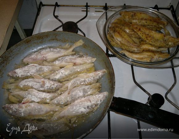 Жареный ерш-носарь