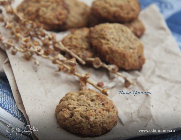 Овсяное печенье с миндалем (постное)