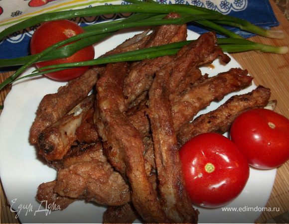 Свиные ребрышки по-канадски