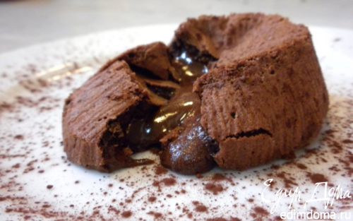 Рецепт Шоколадные маффины с жидкой начинкой