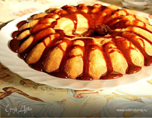 Пирог с полентой и фисташками на йогурте Пирог с полентой и фисташками на йогурте