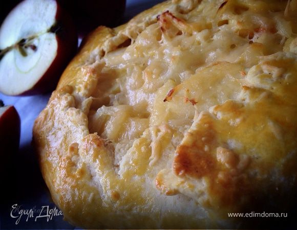 Яблочно-луковая галета