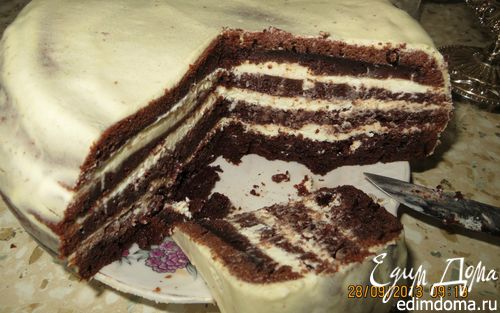 Рецепт Ароматный шоколадный кекс в мультиварке