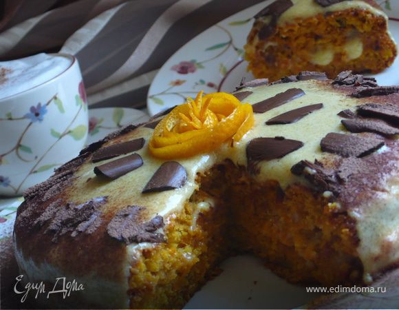 Торт "Апельсиново-морковный" (постный)