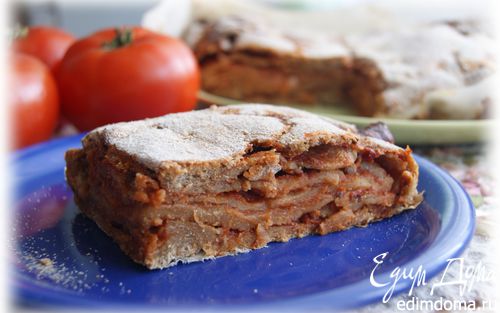 Рецепт Итальянский пирог с томатами и сыром