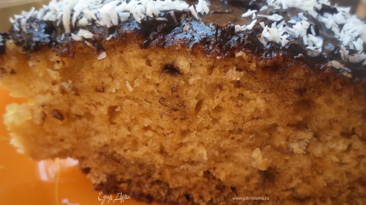 Медовик с шоколадной глазурью