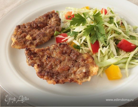 Отбивная из говяжьей печени