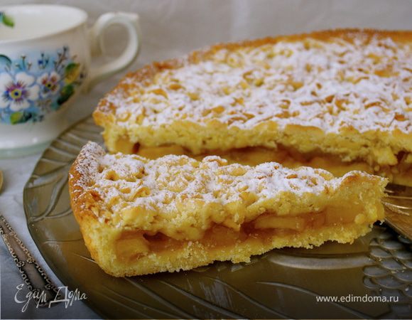 Яблочный пирог по-польски