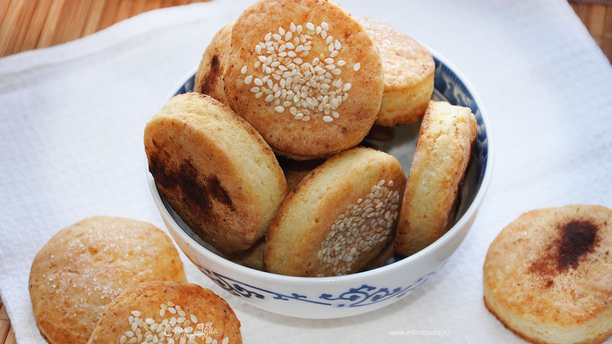 Творожное печенье