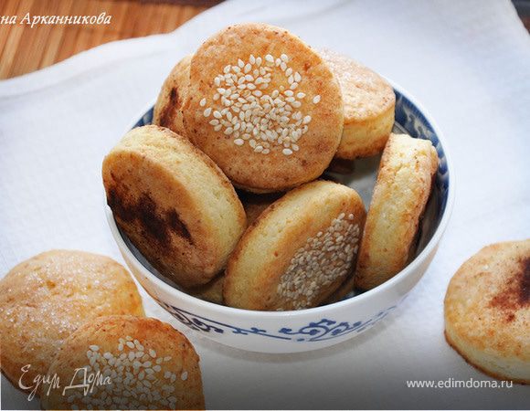 Творожное печенье