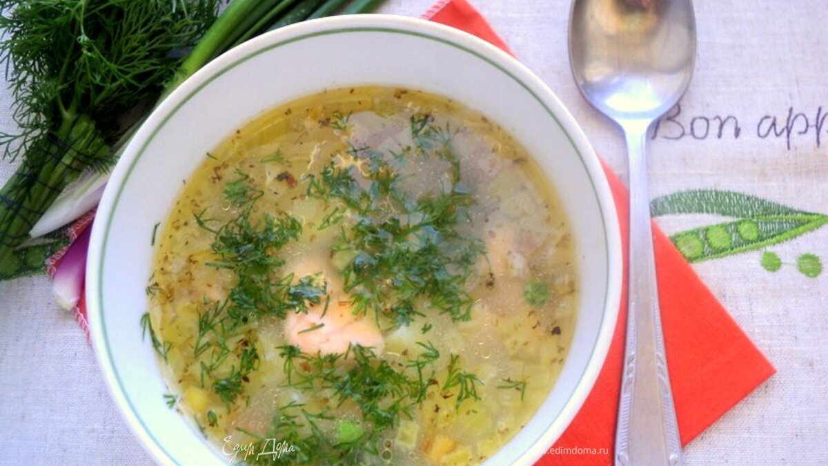 Рыбный суп с рисом