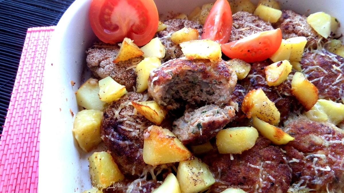 Непростые котлетки с картошкой