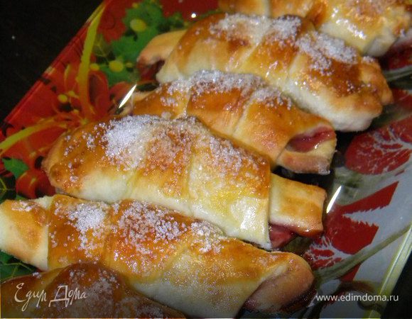 Рогалики с вишнями (мамины)